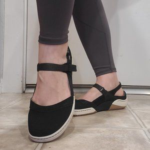 Dansko Shoes Dansko Raeann Suede Black Sporty Mary Jane New